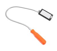 CONGARTENO Flexible LED Inspection Mirror with Rotatable Stainless Steel Head Ergonomic Handle for Auto Repairs and Maintenance Lightweight Tool for Mechanics and DIY Use