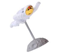 CONGARTENO Flying Astronaut Statue Decor Resin Figurine Gold Space Man Ornament Small Creative Desktop Decoration for Home and Office