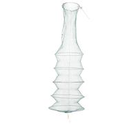 CONGARTENO Foldable Fishing Mesh Trap Cage Portable Fish Basket for Crab Shrimp Outdoor Use with Smart Catch Retention Easy to Carry and Store