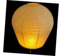 CONGARTENO Foldable Japanese Paper Table Lamp Standing Night Light with Soft Glow for Bedroom Dorm Nursery Festive Home Decor Easy Assembly Elegant Bedside Lantern