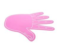 CONGARTENO Giant EVA Foam Hand with Five Separated Fingers Lightweight Cheerleading Prop for Sports Events Parties and Performances Pink Foam Finger for Crowd Participation and Team