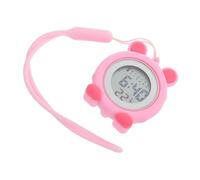 CONGARTENO Glow-in-The-Dark Stretch Nurse Table Bath Stickers Art Photo Frame Sign Decoration Snap Watches Bulk Watches Mini Model Desktop Model Appliance Casters Ladies Watches Pink Plastic