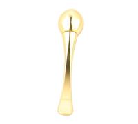 CONGARTENO Golden Zinc Alloy Eye Cream Stick Roller for Face Massage Portable Mini Eye Massager Tool with Dual End Spoon and Roller Smooth Surface and Dark Circles