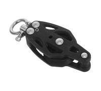 CONGARTENO Grade Nylon Pulley Block with Single Bearing Smooth Guide Groove Wheel for Kayak Yacht and Fitness Equipment Heavy Duty Sailing Pulley Accessory with Precision Engineering
