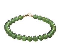 CONGARTENO Green Agate Beaded Bracelet for Women Unique Fashion Jewelry for Round Money Anxiety Bracelet Holidays and Birthdays Chic and Stylish Design