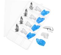 CONGARTENO Guitar Thumb and Finger Picks 15pcs Set with 15-compartment Storage Box Suitable for Guitar and Bass Musicians Random Color