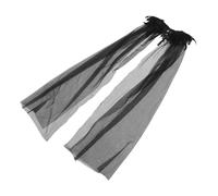 CONGARTENO Halloween Reaper Cape Black Tulle Cloak with Convenient Fastening Versatile Vampire Costume Shawl for Women Wedding Cosplay Renaissance Wizard Hooded Cloak Ghost Cape