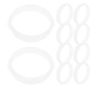 CONGARTENO Hamster Tunnel Connector Rings 10PCS Plastic 2.36 Inch Replacement Tubes for Small Animal Cages Designed for Hamsters Hedgehogs Squirrels DIY