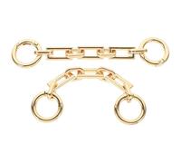 CONGARTENO Handbag Strap Extender 2pcs Alloy Bag Extender Chains with Stylish Golden Finish Designed to Lengthen the Straps and Change the Length for Handbags for DIY Bag Chain Projects