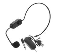 CONGARTENO Head Mounted Wireless Microphone for Teachers Singing Lightweight Design for Classroom Lectures and Stage Performances Wireless Mic Speaker Function