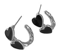 CONGARTENO Heart Earrings for Women Tiny Studs Boho Minimalist Earrings for Summer Everyday Wear