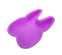 CONGARTENO Heat Resistant Rabbit Ear Cake Mold Silicone Tooth Pattern Baking Mold for Bread Dessert Pastry Oven and Refrigerator Safe Creative for Home and Professional Bakers Random Color