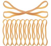 CONGARTENO Heavy Duty Large Natural Rubber Bands 280mm Diameter 1.4mm Thick Binding Belt Multi-function Stretchable Bands for Office Filing and Trash Can Securement, 500g Bag