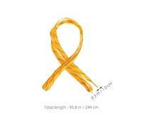 CONGARTENO Heavy Duty Waxed Ice Hockey Skate Laces 2 Pairs (Green Orange) Anti-Freeze Anti-Break for Adult Figure and Roller Skates Sports Accessories