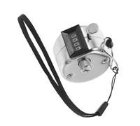 CONGARTENO High Precision Handheld Clicker Counter Digit Display Compact Mechanical Tally Tool for Visitor Counting and Row Lap Tracking Portable Palm-sized Design with Lanyard