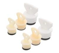 CONGARTENO Hot Water Bottle Stopper Replacement and Hot Water Bottle Lid Set of 6 Leakproof Rubber Plugs for Home Use and Travel Detachable Structure Heat Resistant Elegant Design