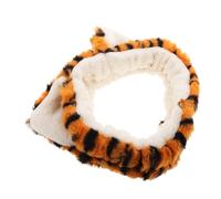 CONGARTENO Kawaii Spa Headband Soft Cartoon Animal Tiger Ears Elastic Hairband for Face Washing Skincare Routines Girls Hair