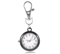 CONGARTENO Keychain Timing Watch for Boys and Girls and Students Black Compact Electronic Exam Pocket Watch with Random Dial Color Suitable for School Use