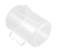 CONGARTENO Large Capacity Oil Measuring Cup with Markings Plastic Liquid Measure Pitcher for Automotive and Dirt Bike Use Precision Container for Accurate Fluid Measurement