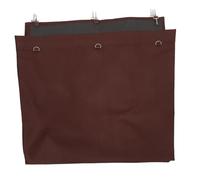 CONGARTENO Laundry Cart Replacement Bag Removable Coffee Color Oxford Cloth Storage Organizer Bag for Commercial Service Trolley Suitable for Hospitality Linen Management