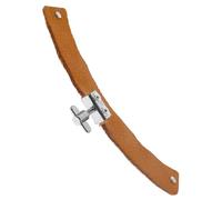 CONGARTENO Leather Drum Pad Dampener for Snare Drum Thick Brown Mute Accessory Vibration Frequency Adjustment Practice