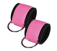 CONGARTENO Legs Pull Rope Accessory Pink Fitness Training Foot Rings Ankle Strap for Hip Strength Gym Equipment Breathable Material for Injury Prevention and Glute Toning
