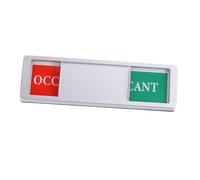 CONGARTENO Magnetic Privacy Sign Sliding Indicator Non Scratch Door Sign for Office Restroom Conference Vacant Occupied Communication