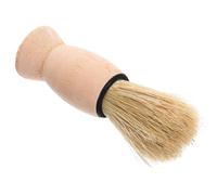 CONGARTENO Men's Vintage Beard Shaving Brush Small Neck Duster with Soft Bristles, Wooden Handle for Professional Barber Shops Hair and Facial Hair Styling