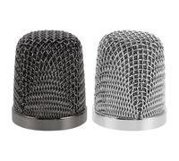 CONGARTENO Metal Microphone Mesh Grille Replacement Head for Ys-203 Wireless Mic, Metal Ball Head Grill Cover Compatible with Handheld Microphone for Recording and Live Streaming, Black