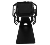 CONGARTENO Microphone Shock Mount with Pop Filter Sturdy Metal Desktop Stand for Livestreaming and Studio Use Adjustable Height and Angle Tabletop Mic Holder Clamp for Stable Sound Capture