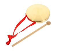 CONGARTENO Mini Gongs and Drums Traditional Percussion Instrument Hand Gong for Company Opening Copper Material Random Style