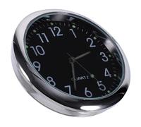 CONGARTENO Mini Luminous Car Dashboard Clock with Quartz Movement Night Glow Hands for Safe Driving Compact Auto Air Vent Timer Car Interior Decoration