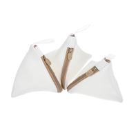 CONGARTENO Mini Mesh Laundry Bags with Handles, Thickened Polyester Washing Pouches for Delicates, Small 12x12cm Bra and Lingerie Wash Bags, 3pcs Set for Washing Machine Use and Travel Laundry