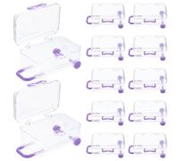 CONGARTENO Mini Suitcase Box Set 12Pcs Candy Storage Cases Handle Portable Pastry Boxes for Wedding and Bridal Shower Decorations Italian Themed Party Favors