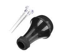 CONGARTENO Mini Trumpet Practice Mute Set Rubber Straight and Cup Mutes Lightweight Sound Silencer for Trumpet Accessories for Quiet Practice and Stage Performance