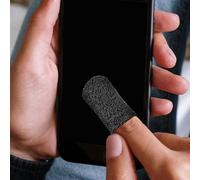 CONGARTENO Mobile Phone Gaming Controller Triggers with Elastic Clip and Breathable Game Finger Sleeves Compatible with Smartphones Scratch Resistant Screen Protection for and Random Color