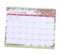 CONGARTENO Monthly Desk Calendar with Flip Stand English Planning Calendar for Office Organization Compact and Stylish Desktop Planner for Home School Business Use