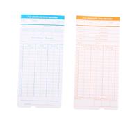 CONGARTENO Monthly Format Attendance Recording Cards for Office Use Clocking Cards for Tracking in Factories Warehouses and Workplaces