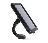 CONGARTENO Motorcycle Phone Holder Adjustable Rotatable Bike Cellphone Stand for Motorbikes Compatible Abs Metal Black