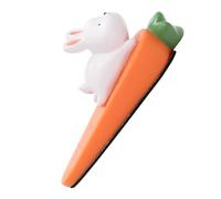 CONGARTENO Mute Cartoon Rabbit Door Stopper Wedge Anti-Skid Vinyl Finger Protector for Living Walls and Floors Door Stop for Tile