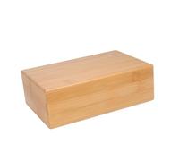 CONGARTENO Natural Bamboo Yoga Brick Yoga Auxiliary Block for Home Fitness Practice for Beginners and Advanced Users