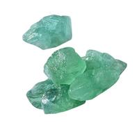 CONGARTENO Natural Rough Green Fluorite Stones for Aquarium Decor and DIY Crafts Aromatherapy Diffuser Gemstones with Unique Textures for Home and Garden Decoration