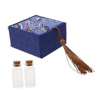 CONGARTENO Newborn Baby Keepsake Fetal Hair Keepsake Box Umbilical Cord Linen Resin MDF Cotton Glass Safe for Baby Preserving Precious Items DIY Crafting Home