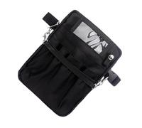 CONGARTENO Nurse Fanny Pack Medical Tools Organizer Pouch Black Shoulder Bag for Nurses Doctors Gardeners with Wear-Resistant and Multiple Compartments for Easy Access