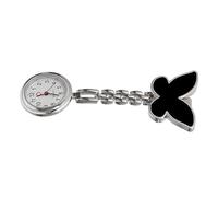 CONGARTENO Nurse Fob Watch for Women Clip Pocket Watch with Clear Numbers Accurate Timing Material and Cute Butterfly Pendant for Healthcare Professionals