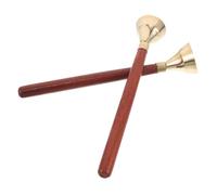 CONGARTENO Orff Percussion Hand Bell Friendly Handle Wooden Ringing Bell for S Music Education Clear Resonant Sound for Preschool Classroom Use Interactive Learning Aid for Rhythm and Melody