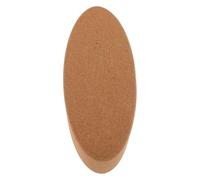CONGARTENO Oval Shape Cork Yoga Block Natural High-density Exercise Support for Dance Stretching Calf Raise Wrist Stability Fitness Aid Tool for Beginners and Gym Workouts