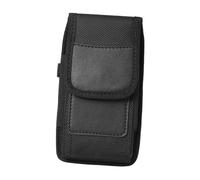 CONGARTENO Oxford Nylon Waist Pouch Bag for Men Vertical Phone Waist Pack with Belt Loop Lightweight Travel Organizer for Running Hiking Dog Walking and Daily Essentials Storage
