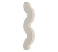 CONGARTENO Photo Prop Backdrop Wave-shaped Decorative Ornament in Light Beige for Professional Photography, Photo Booth, and Event Background Scenes