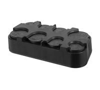 CONGARTENO Plastic Coin Holder Box with Partitioned Compartments Lightweight Storage for and Euro Coins Compact Organizer for Travel Shopping and Everyday Use
